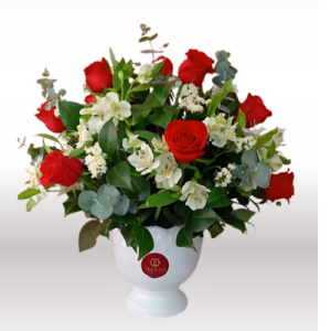 Arreglo Suspiros de amor rosas rojas
