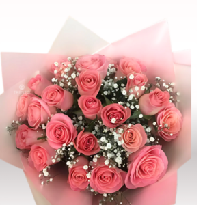 BOUQUET TRIANA ROSAS Y FOLLAJES