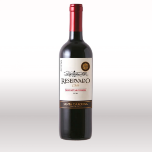 Botella de vino tinto