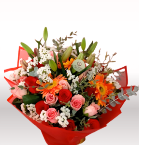 Bouquet Amor Legendario Rosas, Lilis y Follajes