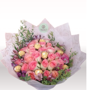 Bouquet Little Sweet  Rosas Y CHOCOLATES
