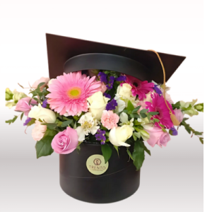 Caja Feliz Graduado Flores mixtas