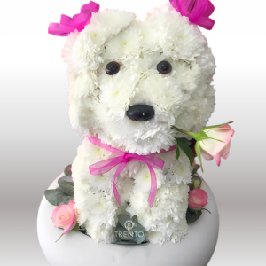 Happy Dog FIGURA DE FLORES