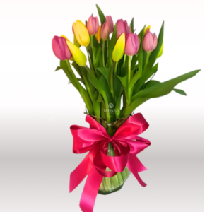 JARRÓN DOLCE VITA TULIPANES