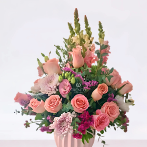 Arreglo Nicol rosas con flores mixtas
