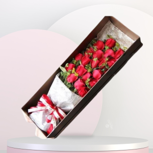 Caja Hermoso Cariño Rosas rojas